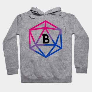 Bi Pride Flag Dice Hoodie